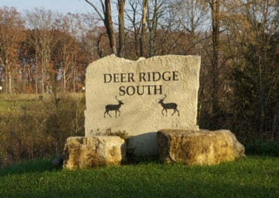 Deer Ridge Subdivision (South Entrance) in Crown Point, Indiana