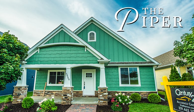 the piper custom built home by Steiner homes