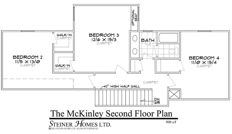 The McKinley Main Floor Master Steiner Homes LTD