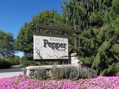 Pepper Creek Subdivision in Valparaiso, Indiana