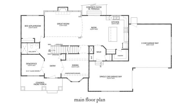 The Eleanor 2600 - Two Story - Second Floor Plan