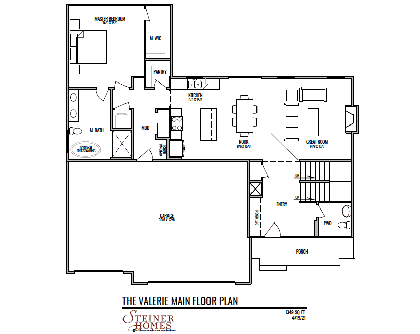 custom home floor plan indiana