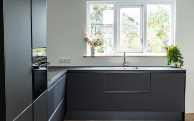 Can a Small Kitchen Look Good With Black Cabinets?