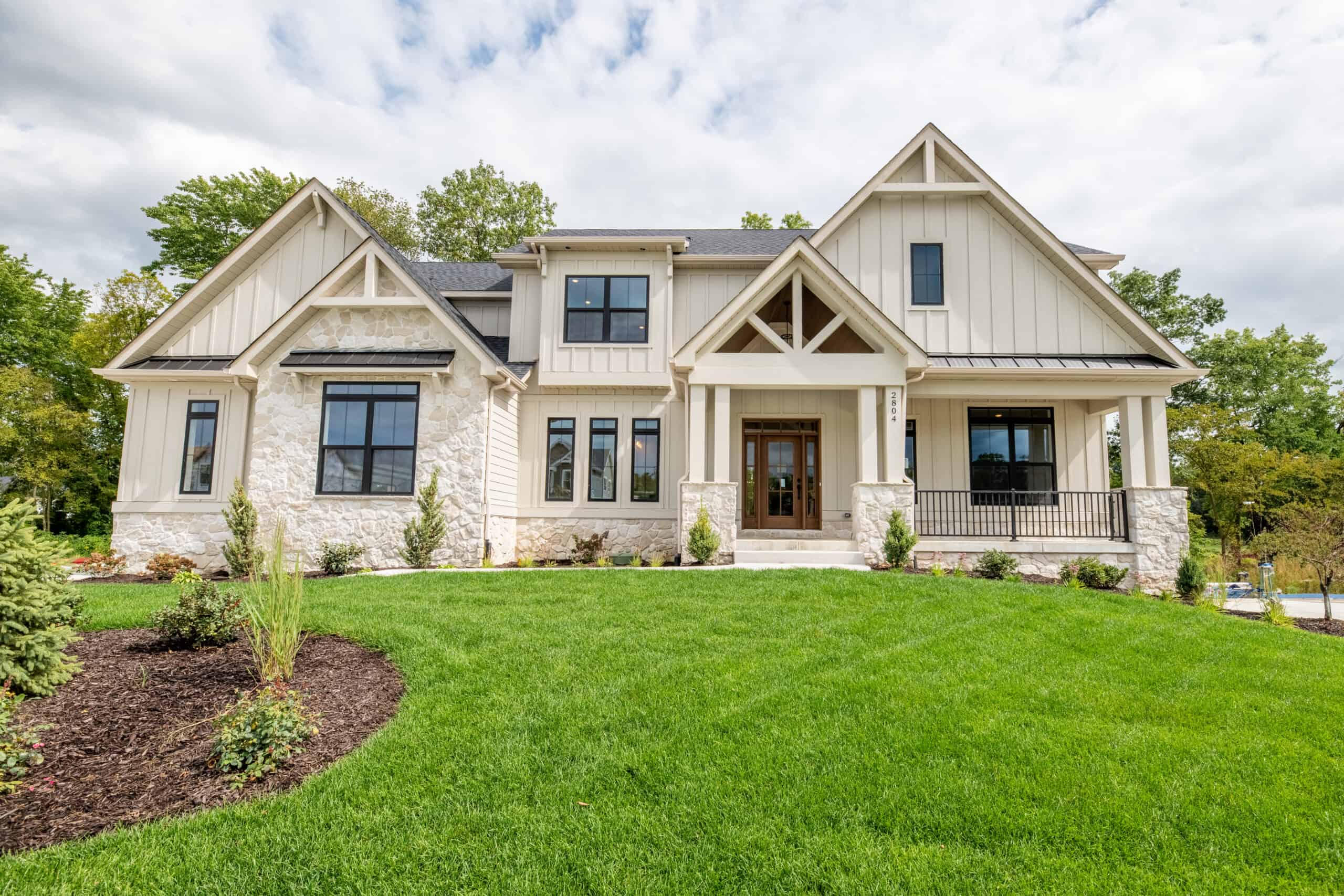 Custom built home in the Brooks subdivision