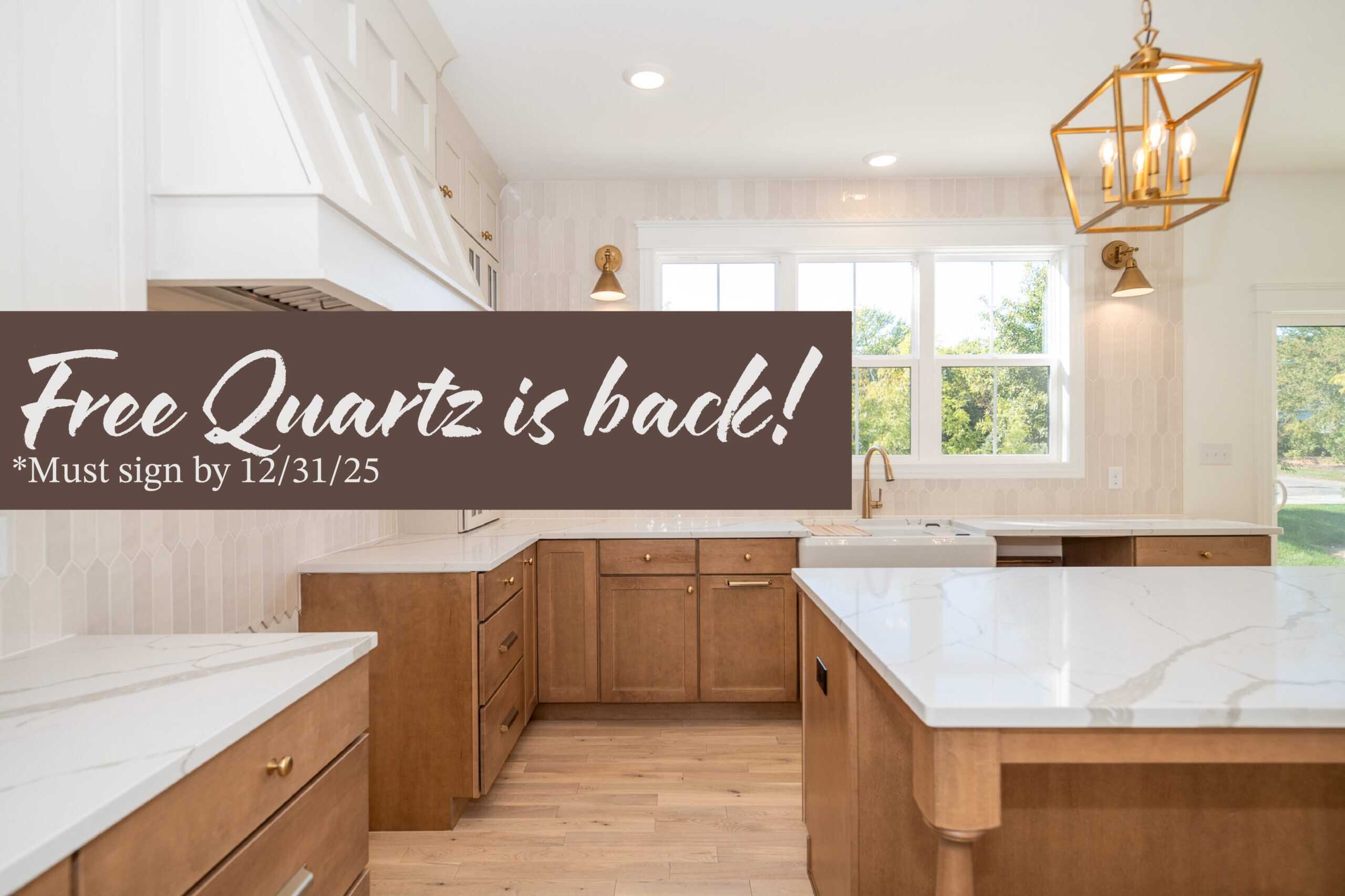 Free quartz is back through December 31st