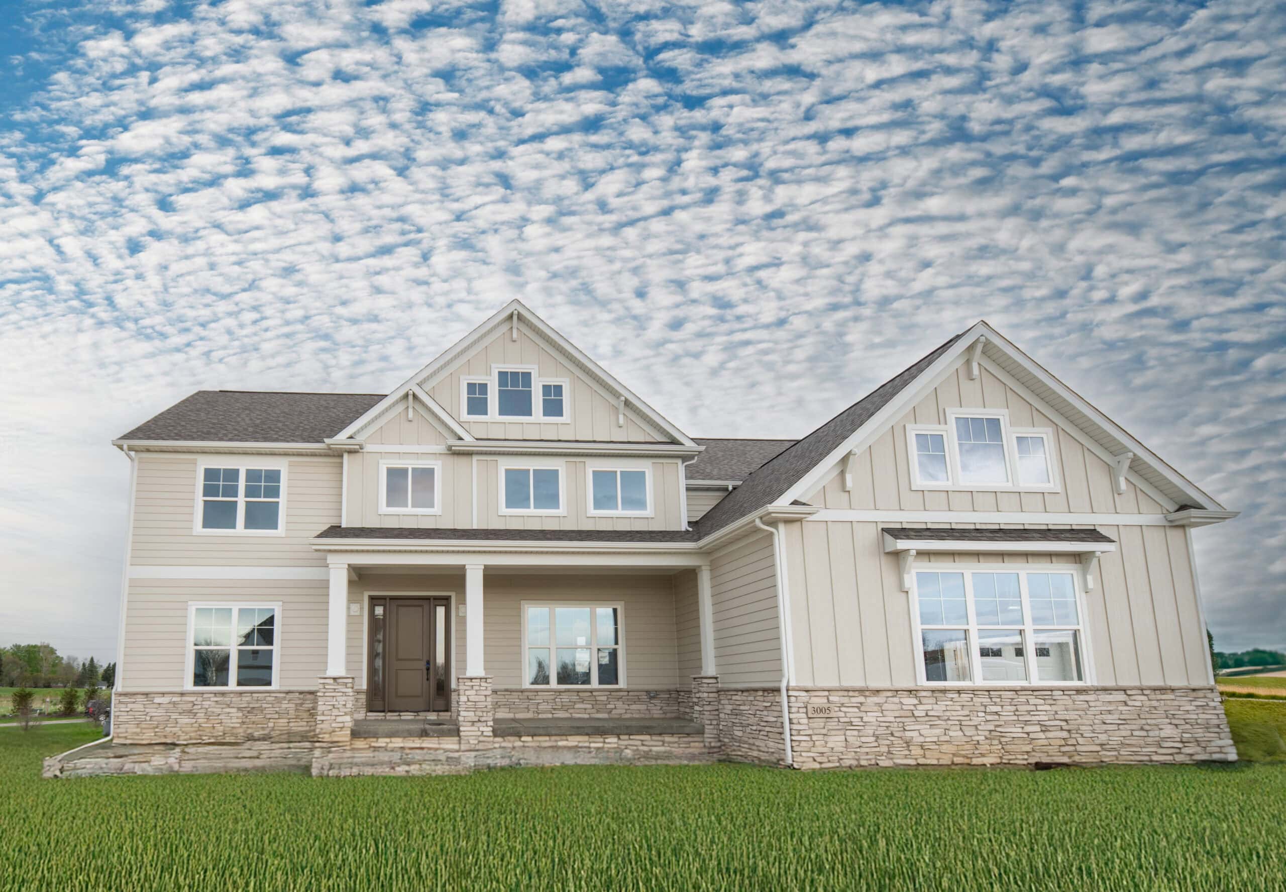 Custom built home in Valparaiso